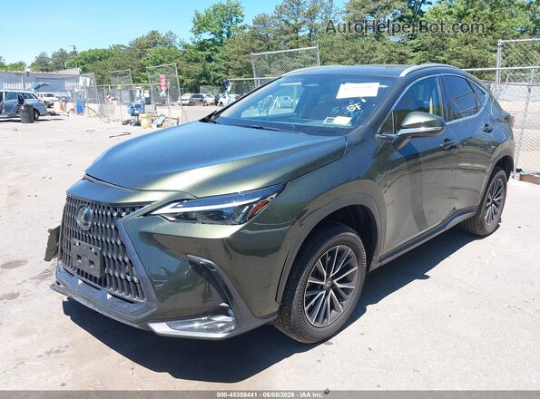 2T2GGCEZ8SC075083 2025 LEXUS NX 350 Green Front left