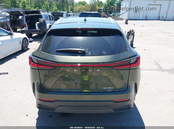 2T2GGCEZ8SC075083 2025 LEXUS NX 350 Green 