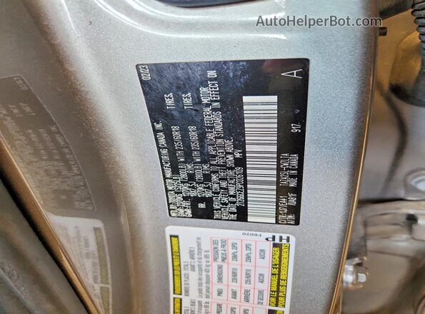 2T2GGCEZ9PC026109 2023 LEXUS NX Silver Widok komory silnika
