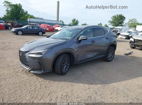 2T2GGCEZ9SC071236 2025 LEXUS NX 350 Gray Առջևի ձախ երեք քառորդ տեսարան