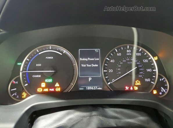 2T2HGMDA1LC051344 2020 LEXUS RX Black Սարքավորումների վահանակի տեսք