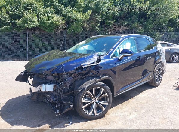 2T2HGMDA2LC056861 2020 LEXUS RX 450H Blue Front left
