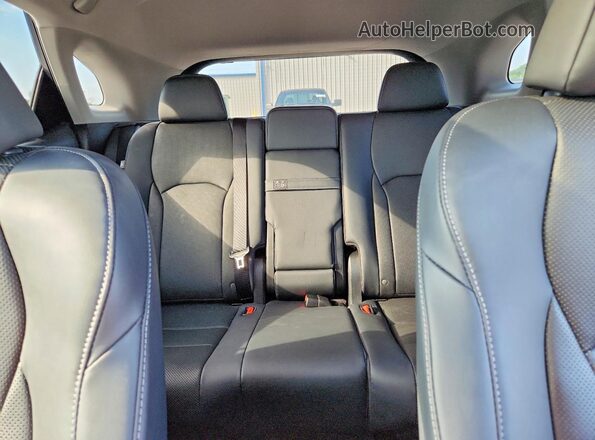 2T2HZMAA2LC173239 2020 LEXUS RX White Հետևի նստատեղերի տեսք