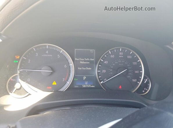 2T2HZMAA5LC156998 2020 LEXUS RX Gold Vista del cuadro de instrumentos