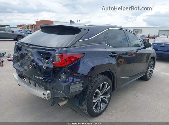 2T2HZMAA7NC255079 2022 LEXUS RX 350 Blue Задня права чверть