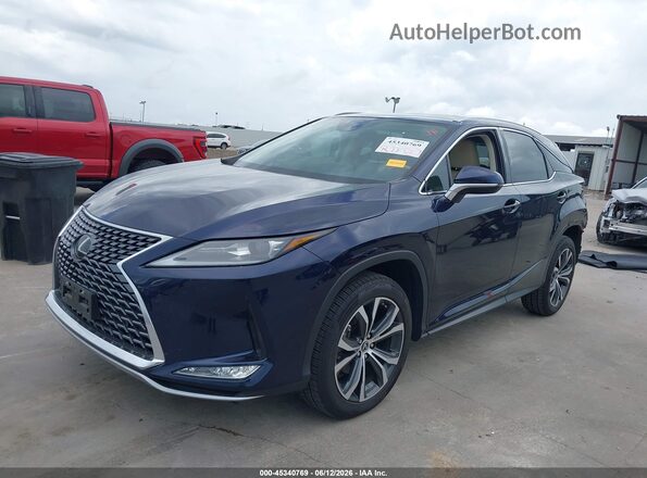 2T2HZMAA7NC255079 2022 LEXUS RX 350 Blue Передня ліва чверть