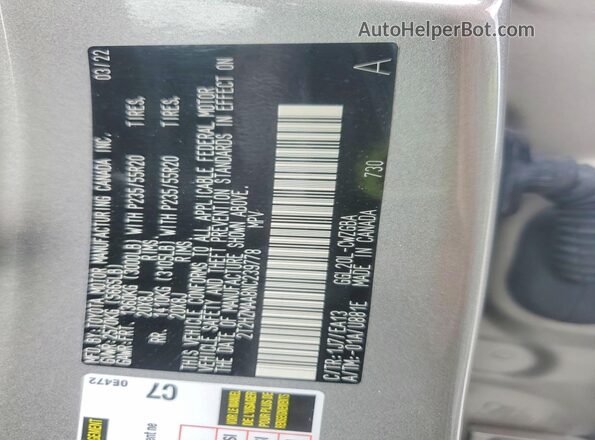 2T2HZMAA8NC239778 2022 LEXUS RX Silver 