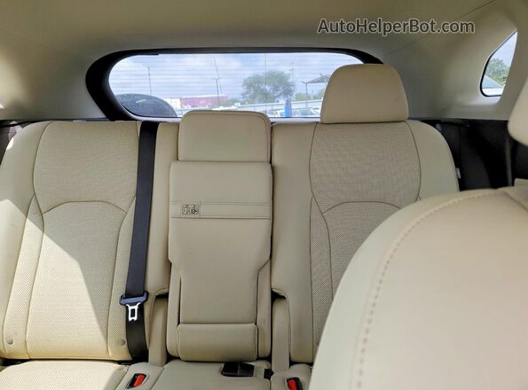 2T2HZMAA9LC152520 2020 LEXUS RX Beige უკანა სავარძლების ხედი