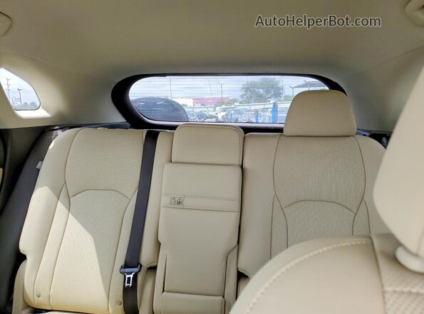 2T2HZMAA9LC152520 2020 LEXUS RX Beige უკანა სალონის ხედი