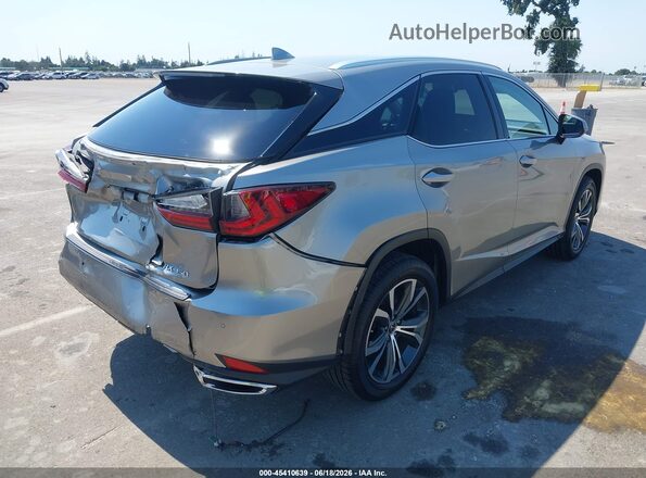 2T2HZMAA9MC193165 2021 LEXUS RX 350 Серебряный Задняя правая четверть