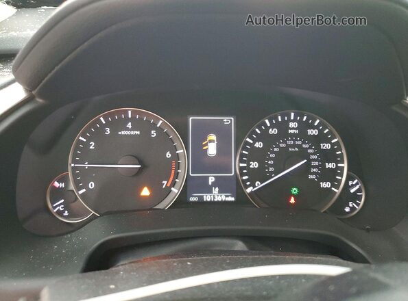 2T2HZMDA0LC236124 2020 LEXUS RX White Вид щитка приладів