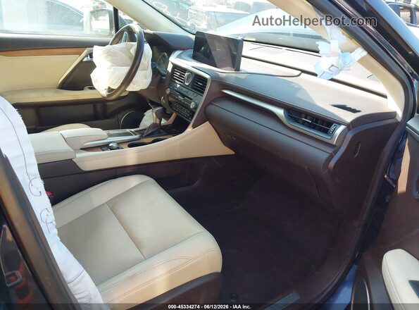 2T2HZMDA1LC222135 2020 LEXUS RX 350 Blue Widok wnętrza z przodu