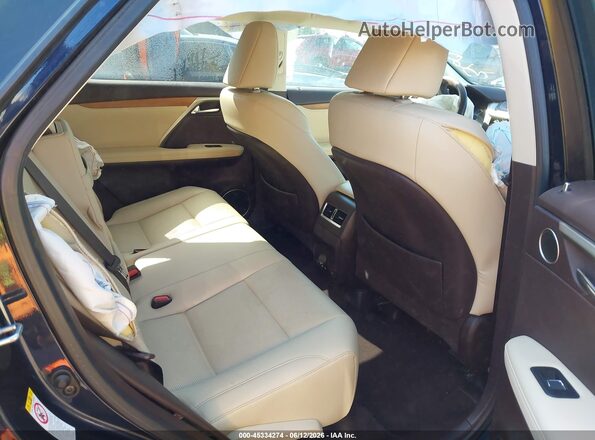 2T2HZMDA1LC222135 2020 LEXUS RX 350 Blue Widok naklejki z numerem VIN