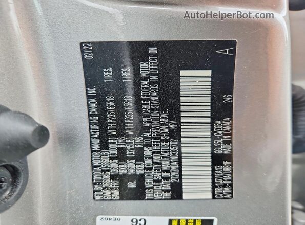 2T2HZMDA1NC335702 2022 LEXUS RX Gray 