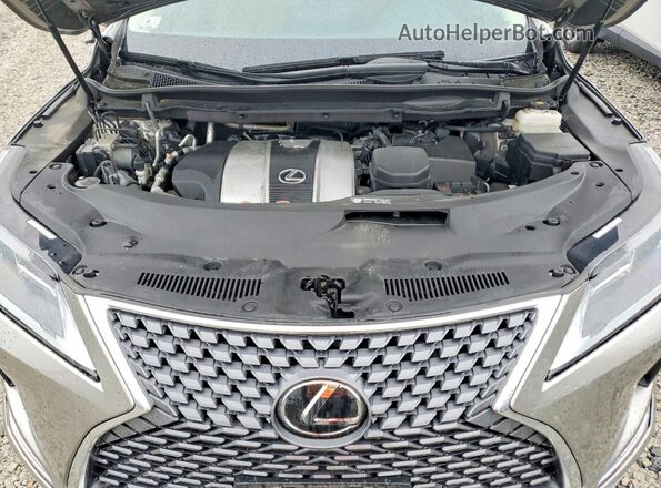 2T2HZMDA2NC339662 2022 LEXUS RX Tan Շարժիչի բաժամունքի տեսք