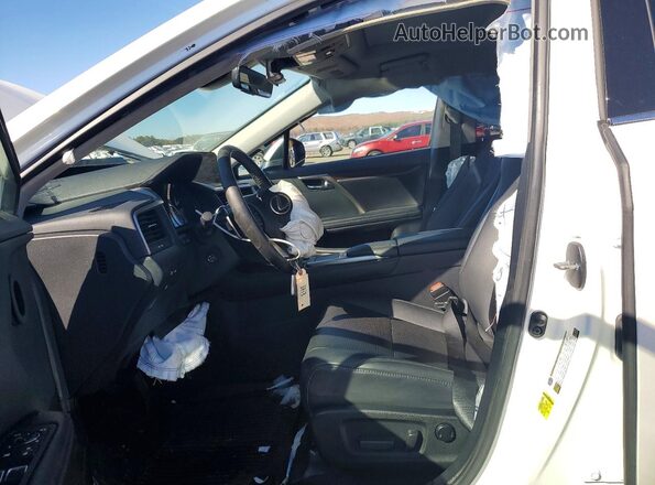 2T2HZMDA4LC239740 2020 LEXUS RX White Widok wnętrza z przodu