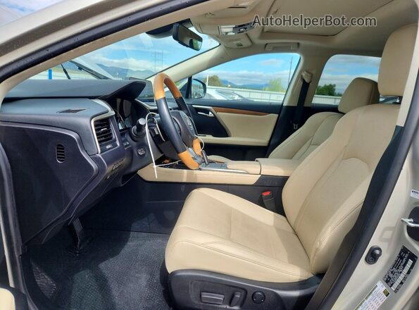 2T2HZMDA4MC299308 2021 LEXUS RX Tan წინა სალონის ხედი
