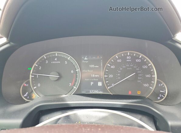 2T2HZMDA5LC257826 2020 LEXUS RX Silver Instrument cluster view