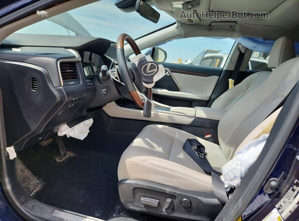 2T2HZMDA5NC341602 2022 LEXUS RX Blue Вид салону спереду