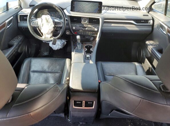 2T2HZMDA6LC229145 2020 LEXUS RX Black წინა პანელის ხედი