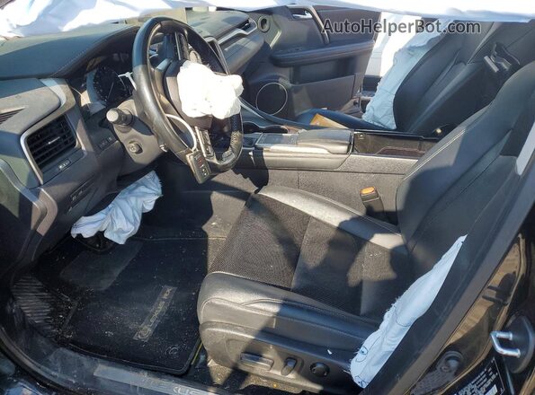 2T2HZMDA6LC229145 2020 LEXUS RX Black წინა სალონის ხედი