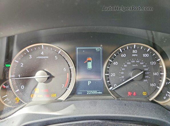 2T2HZMDA7NC349314 2022 LEXUS RX Black Widok zestawu wskaźników
