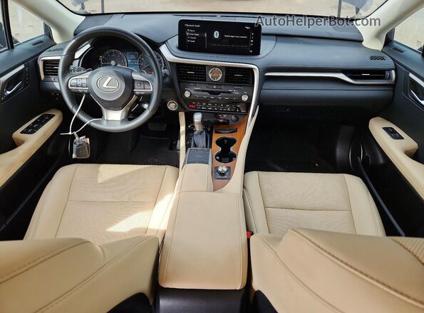 2T2HZMDA7NC349314 2022 LEXUS RX Black Widok deski rozdzielczej
