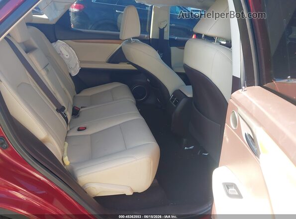 2T2HZMDA8LC244178 2020 LEXUS RX 350 Red Widok naklejki z numerem VIN