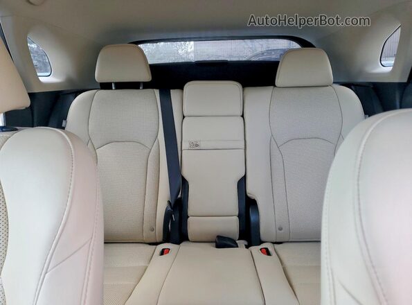 2T2HZMDA9MC280625 2021 LEXUS RX Gray Vista de los asientos traseros