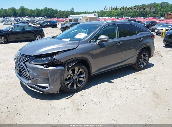 2T2HZMDAXLC242724 2020 LEXUS RX 350 Серый Передняя левая четверть