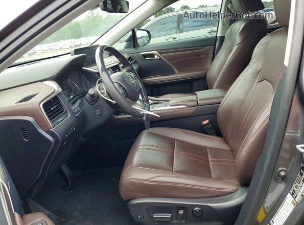 2T2JGMDA1LC050759 2020 LEXUS RX Gray Вид салону спереду