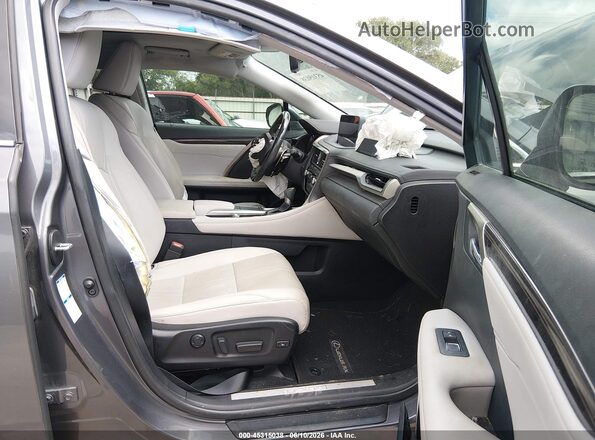 2T2JGMDA1MC069152 2021 LEXUS RX 450H Gray Vista interior delantera