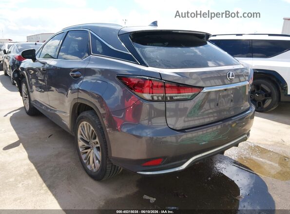 2T2JGMDA1MC069152 2021 LEXUS RX 450H Gray Trasero izquierdo