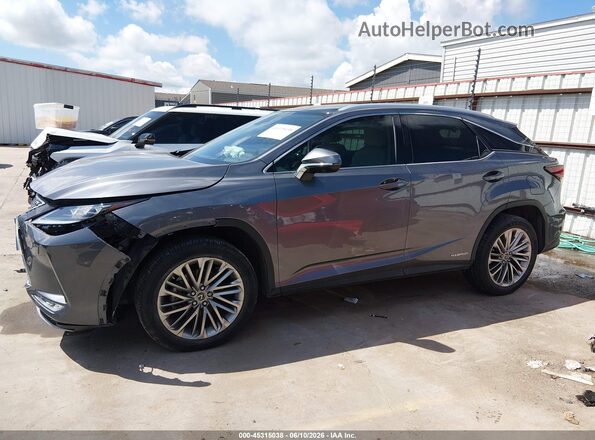 2T2JGMDA1MC069152 2021 LEXUS RX 450H Gray 