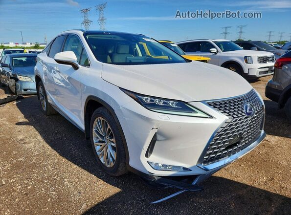 2T2JGMDA2MC066809 2021 LEXUS RX White Передня права чверть