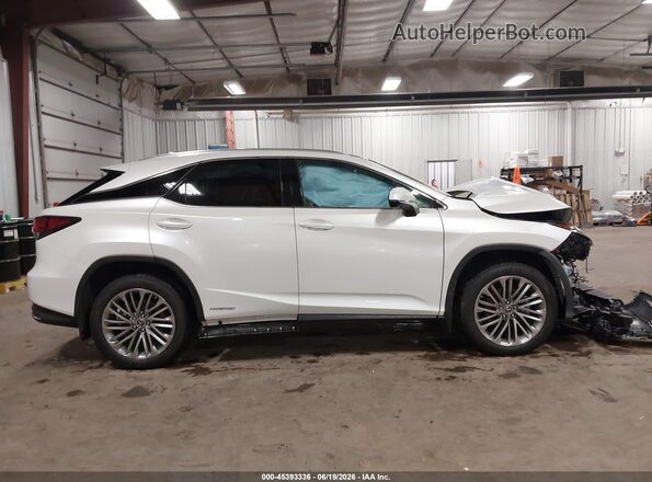 2T2JGMDA5LC056466 2020 LEXUS RX 450H White უკანა სალონის ხედი
