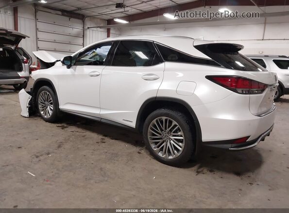 2T2JGMDA5LC056466 2020 LEXUS RX 450H White უკანა მარცხენა