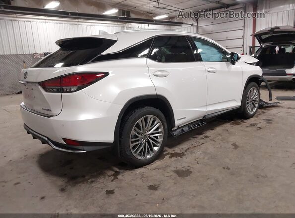 2T2JGMDA5LC056466 2020 LEXUS RX 450H White უკანა მარჯვენა