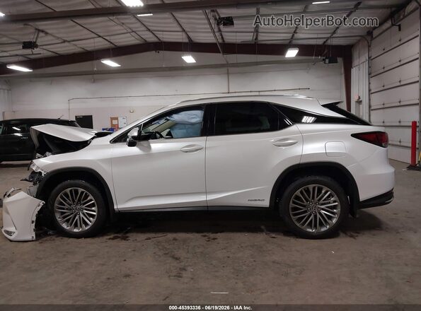 2T2JGMDA5LC056466 2020 LEXUS RX 450H White სალონის 360-გრადუსიანი ხედი
