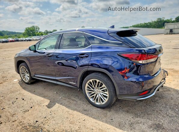 2T2JGMDA8NC080229 2022 LEXUS RX Blue Trasero izquierdo