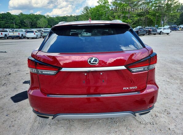 2T2JZMDA1MC278904 2021 LEXUS RX Red Вид ззаду