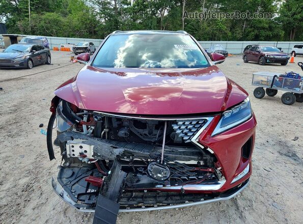 2T2JZMDA1MC278904 2021 LEXUS RX Red Вид спереду