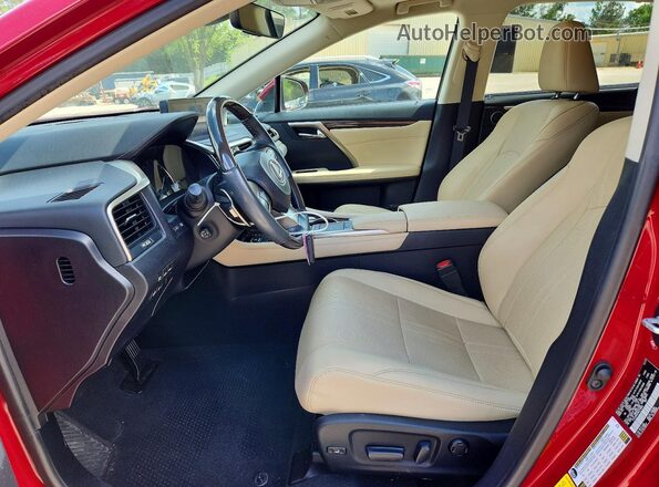 2T2JZMDA1MC278904 2021 LEXUS RX Red Вид салону спереду