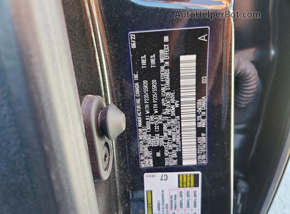 2T2JZMDA2NC353756 2022 LEXUS RX Black Панорамний вид салону 360°