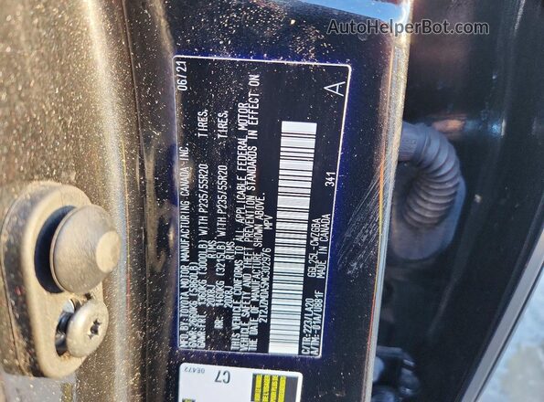 2T2JZMDA5MC302976 2021 LEXUS RX Black Вид наклейки з VIN-кодом