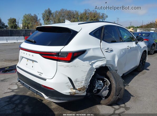 2T2KGCEZ0RC036220 2024 LEXUS NX 350 White Trasero derecho