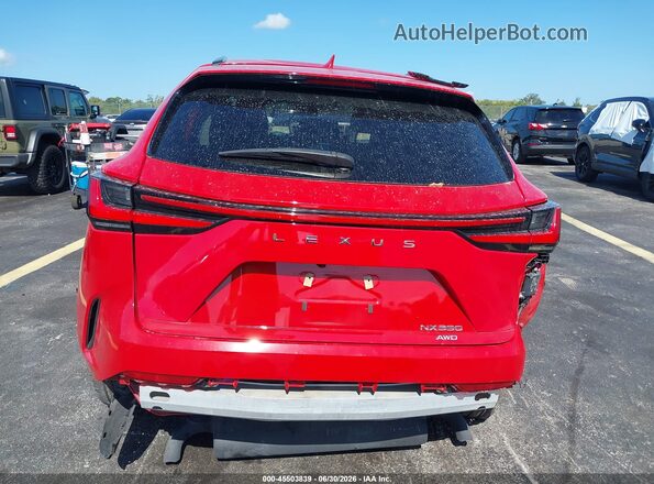 2T2KGCEZ4RC036155 2024 LEXUS NX 350 Красный 