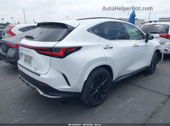 2T2KGCEZ6RC041485 2024 LEXUS NX 350 White Trasero derecho