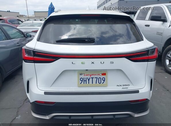 2T2KGCEZ6RC041485 2024 LEXUS NX 350 White 