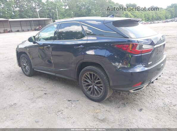 2T2SZMDA2LC252377 2020 LEXUS RX 350 Blue Rear left